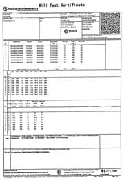 Сертификат на лист нержавеющий 1х1000х2000